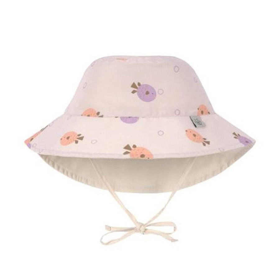 Dress Lassig | Lassig Sun Protection Bucket Hat, Fish Light Pink