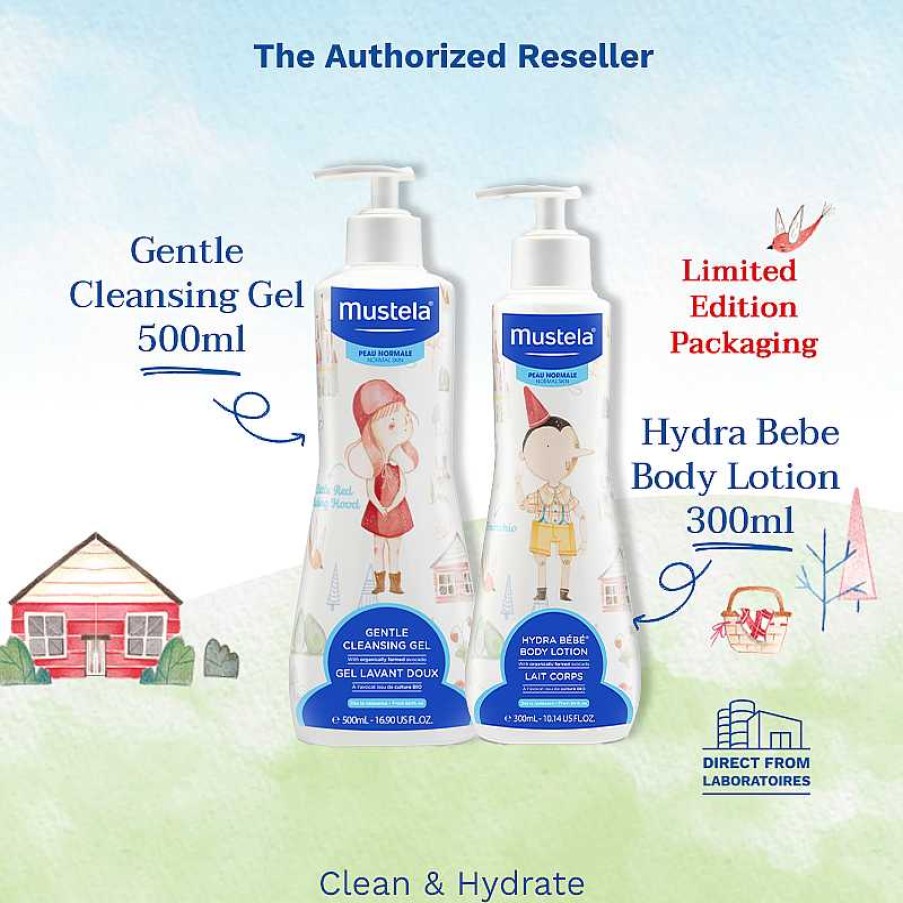 Mother Mustela Skin Care | Mustela Fairy Tale Gentle Cleansing Gel & Body Lotion Bundle