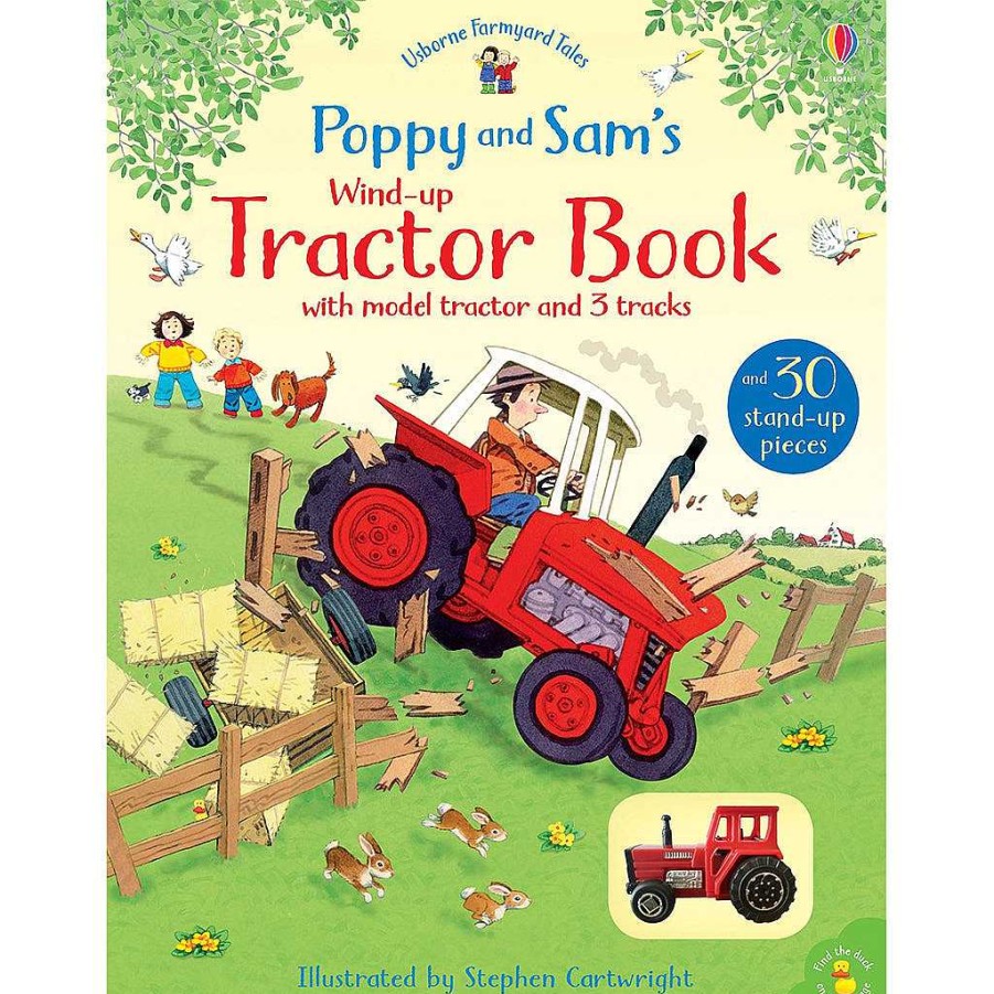 Plays Usborne Baby Books | Usborne - Poppy And Sam'S Wind-Up Tractor Book