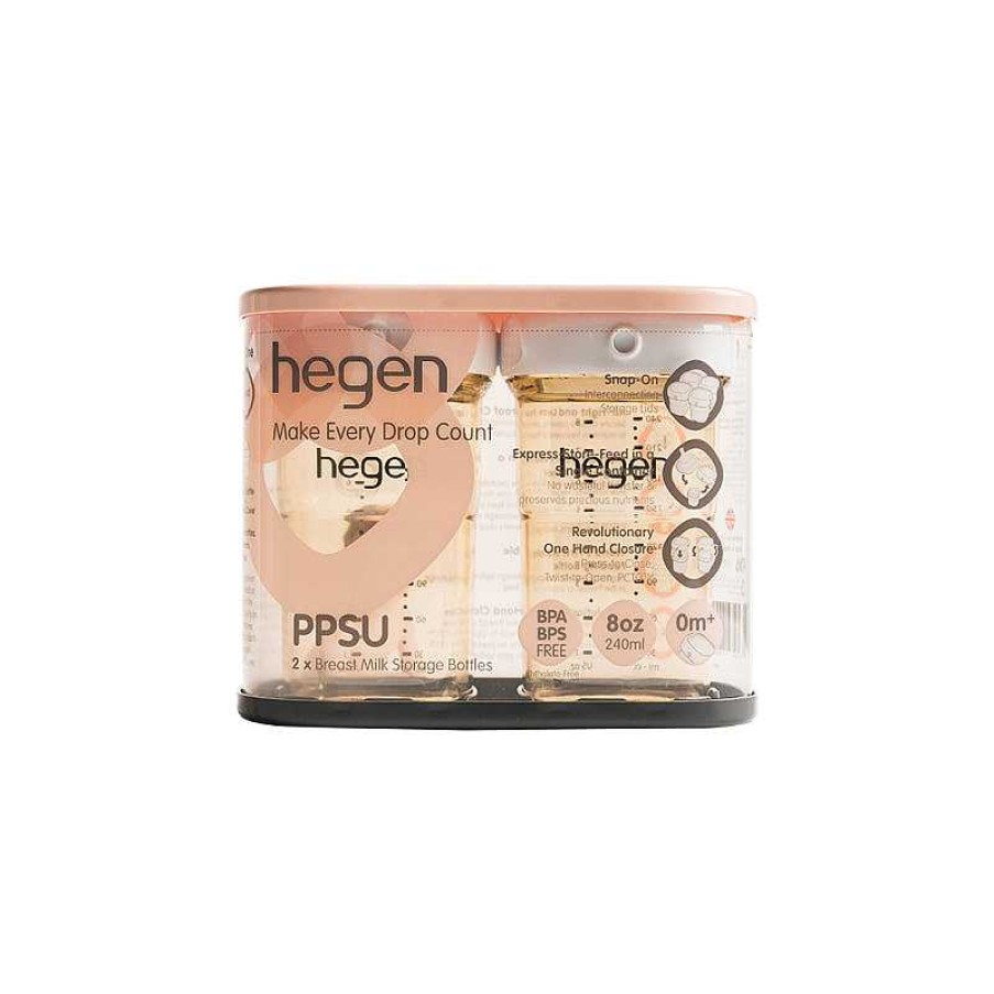 Mother Hegen Breast Milk Storage | Hegen Pcto™ 240Ml/8Oz Breast Milk Storage Ppsu (2-Pack)