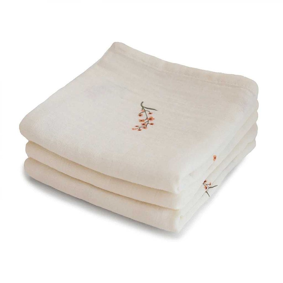 Sleep Mushie | Mushie Organic Cotton Muslin Cloths 3-Pack