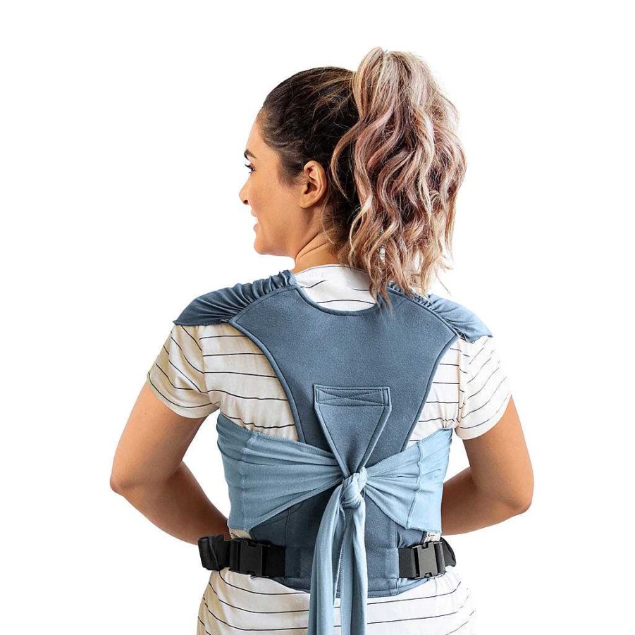 Go Moby | Moby Easy-Wrap Carrier - Sea Spray Blue