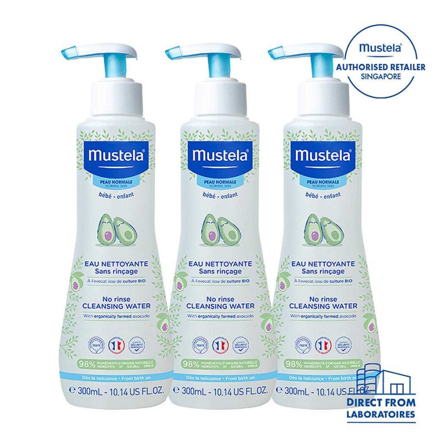 Bath Mustela Body Creams & Lotions | Mustela No-Rinse Cleansing Water