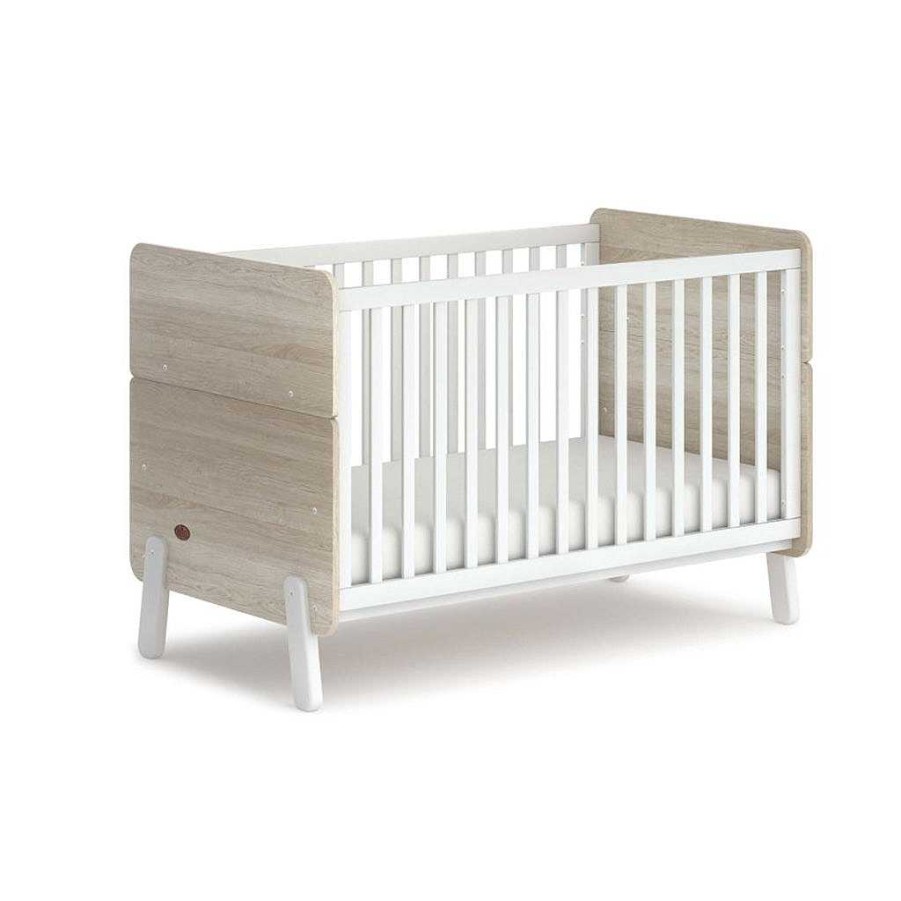 Sleep Boori Convertible Cot | Boori Natty Cot Bed - Barley White And Oak