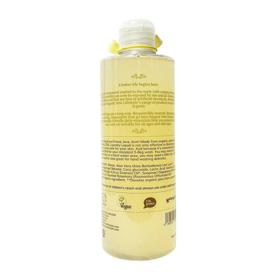 Bath Organic New Lifestyle Laundry | Organic New Lifestyle Laundry Liquid Citrus 500Ml