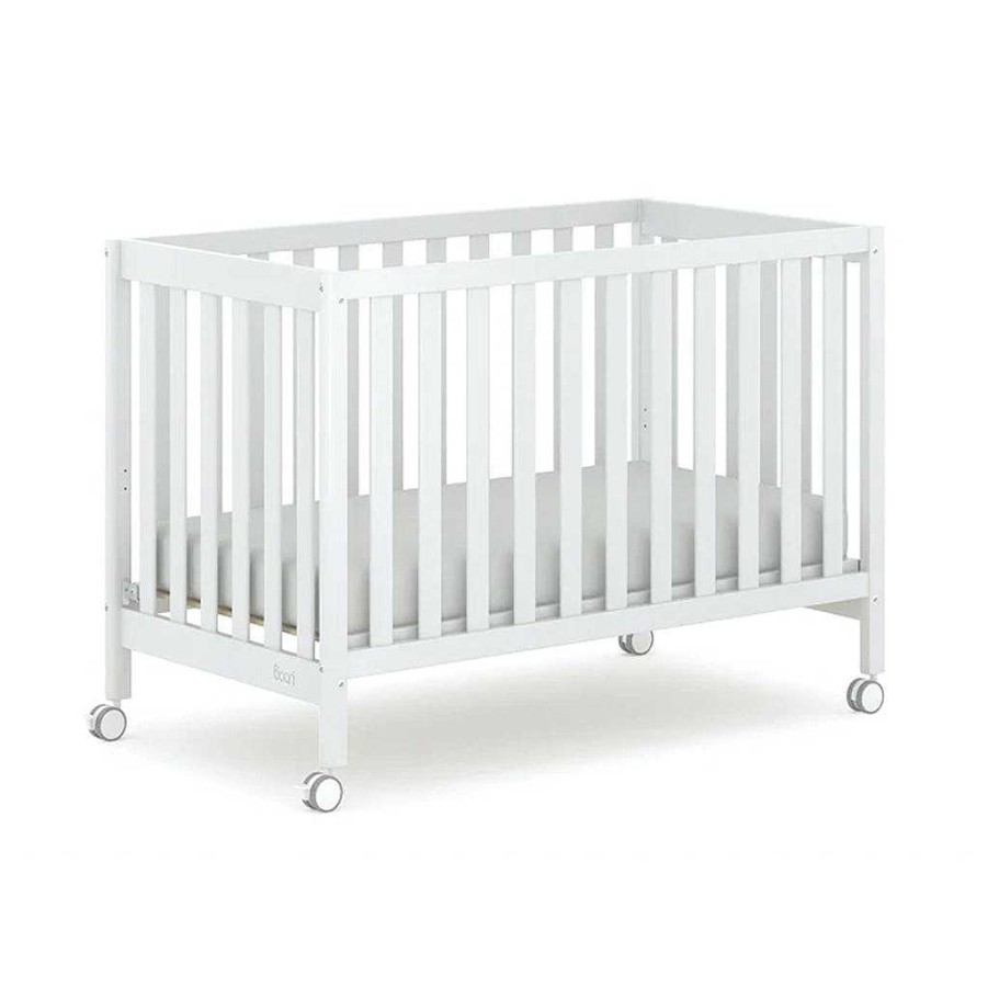 Sleep Boori Small Cot | Boori Heron Compact Cot With Pocketspring Mattress 119 X 65 Cm Barley White With Pocketspring Mattress 119 X 65 Cm