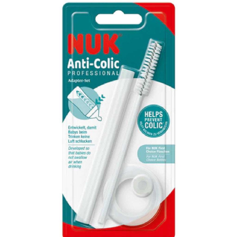 Bath Nuk Sanitisers & Cleaners | Nuk Anti-Colic Professional Adapter Set