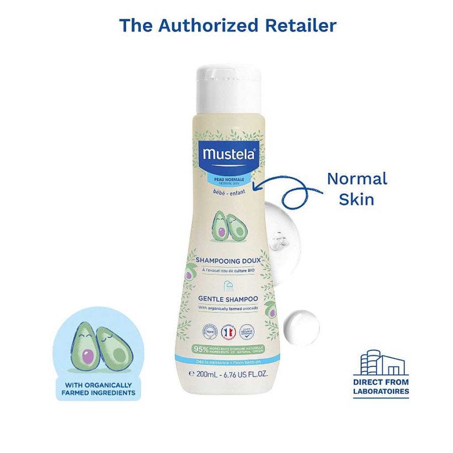 Mother Mustela Skin Care | Mustela Gentle Shampoo 200Ml