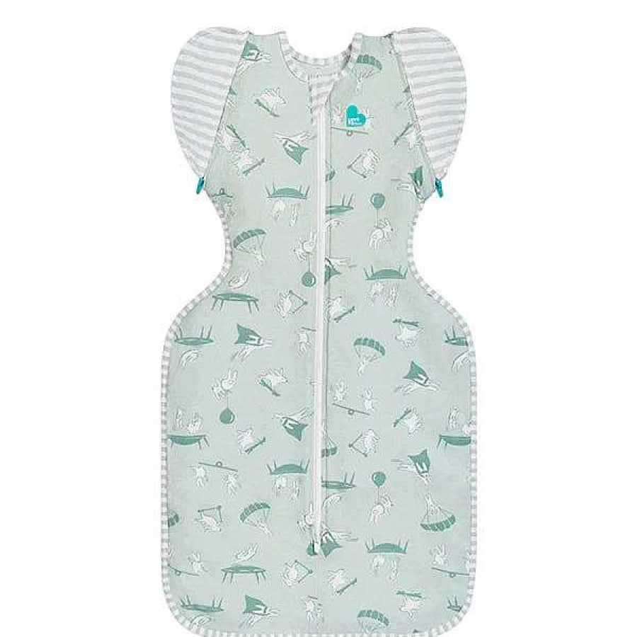 Sleep Love to Swaddle | Love To Dream Swaddle Up Transition Bag - Daredevil Bunny Olive