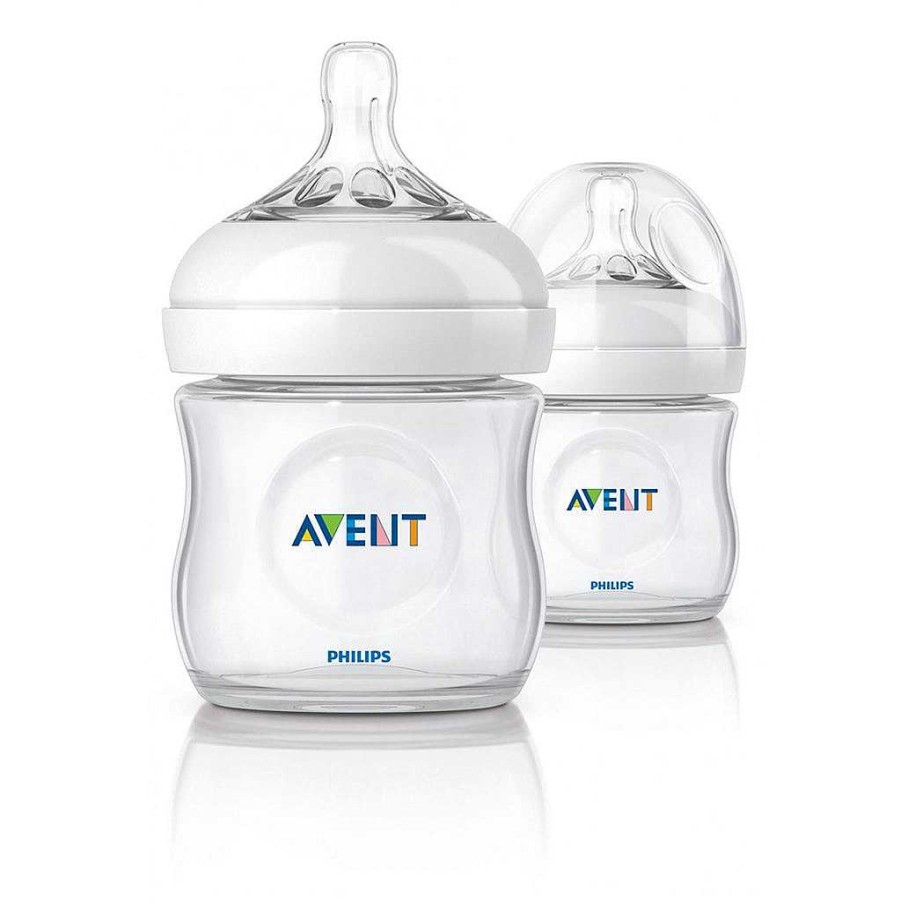 Eat Avent Baby Bottles | Avent Natural Bottle Twin Pack -125Ml