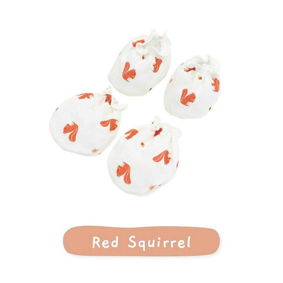 Bath sæson | Saeson Mittens And Socks - Red Squirrel