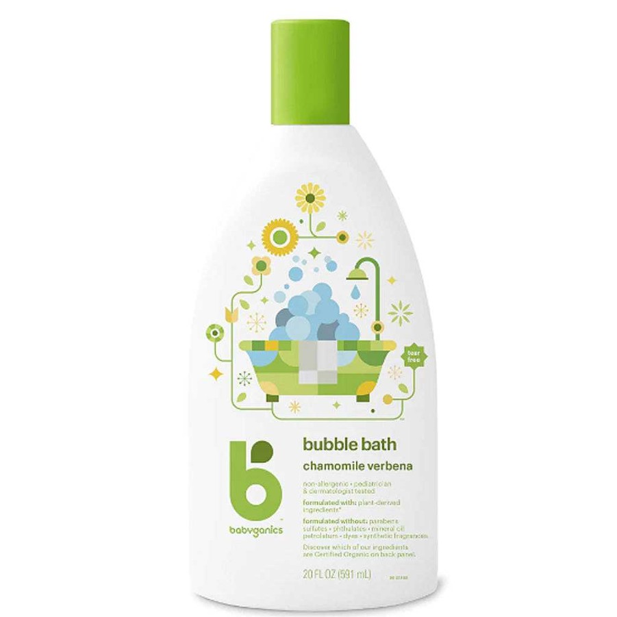 Bath Babyganics Shampoos & Conditioners | Babyganics Bubble Bath, Chamomile Verbena