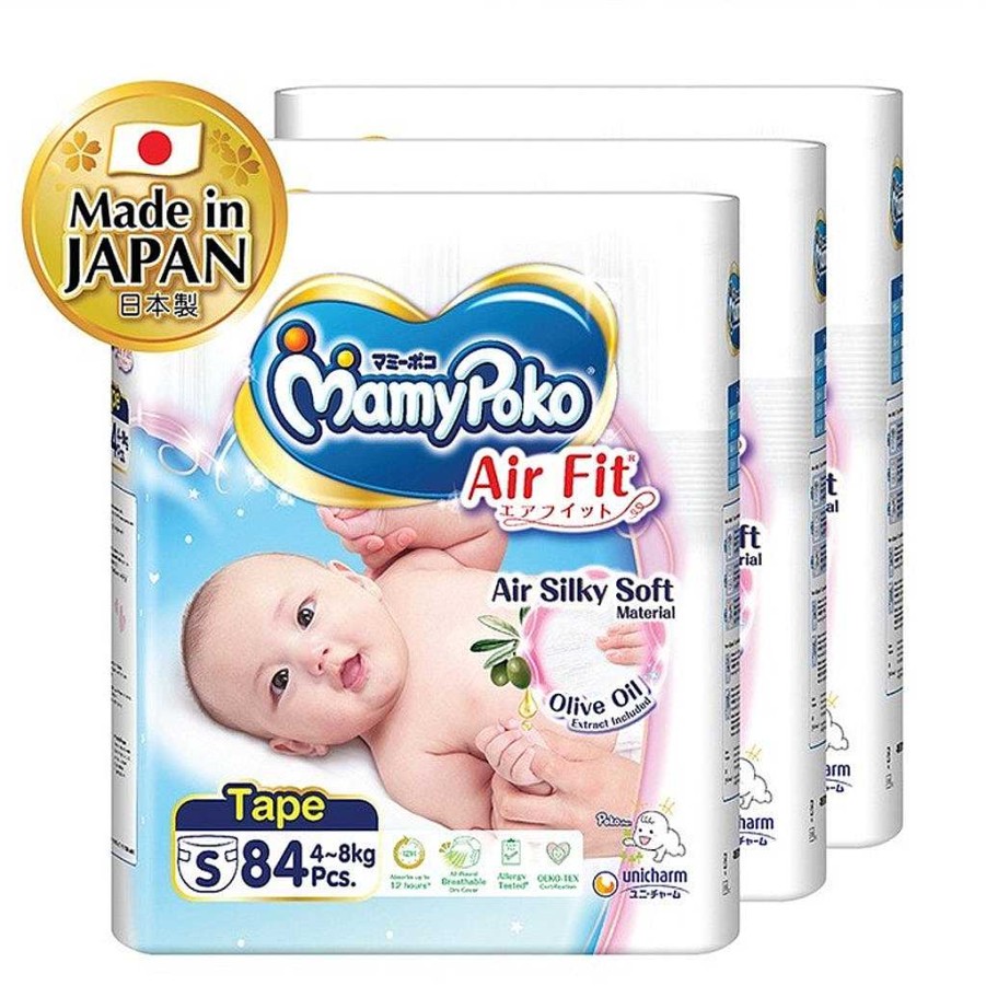 Poop Mamypoko Diapers | Mamypoko Air Fit Tape - Carton