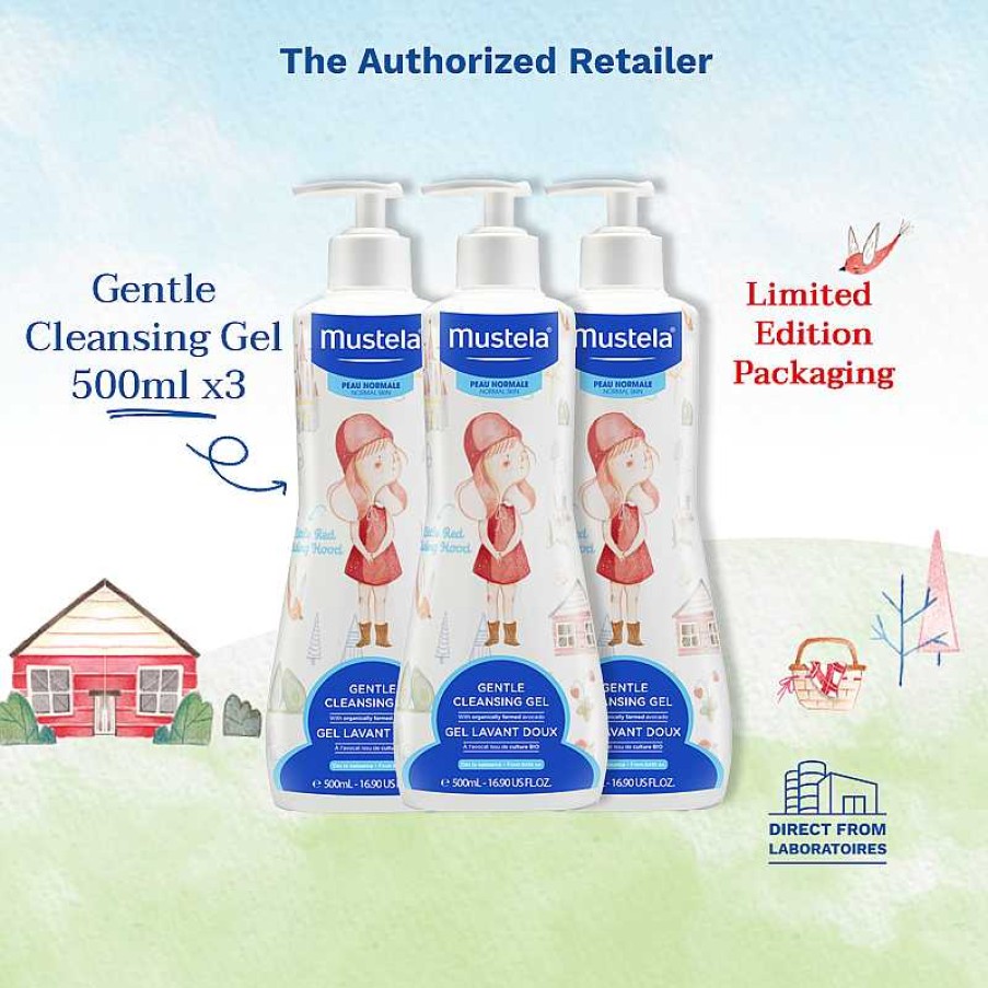 Bath Mustela Body Creams & Lotions | Mustela Fairy Tale Gentle Cleansing Gel - Little Red Riding Hood