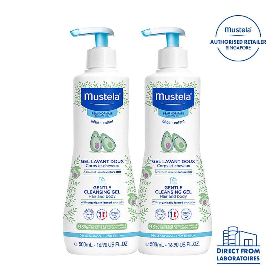 Bath Mustela Body Creams & Lotions | Mustela Gentle Cleansing Gel Hair & Body 500Ml