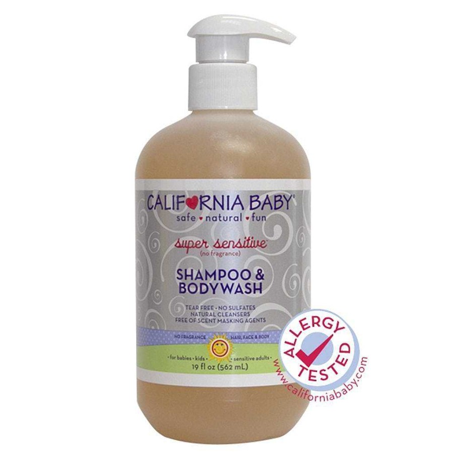 Bath California Baby Shampoos & Conditioners | California Baby Super Sensitive™ Shampoo & Bodywash 19Oz/562Ml