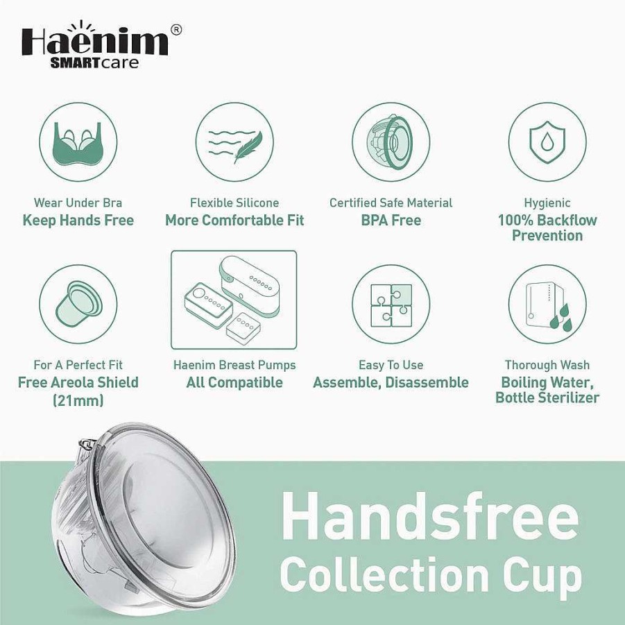 Mother Haenim Breast Pump | Haenim Handsfree Collection Cup (One Pair)