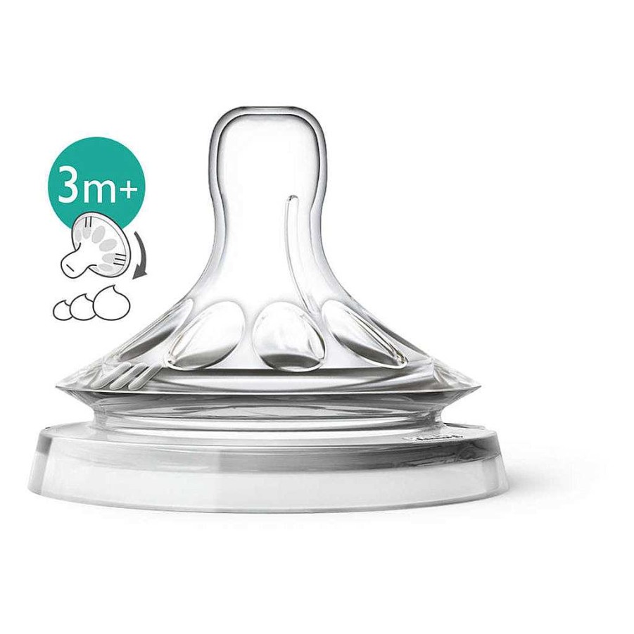 Eat Avent Teats | Avent Natural Teats 2 Pack Variable Flow - 3 Months+