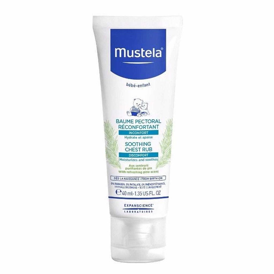 Bath Mustela Body Creams & Lotions | Mustela Soothing Chest Rub