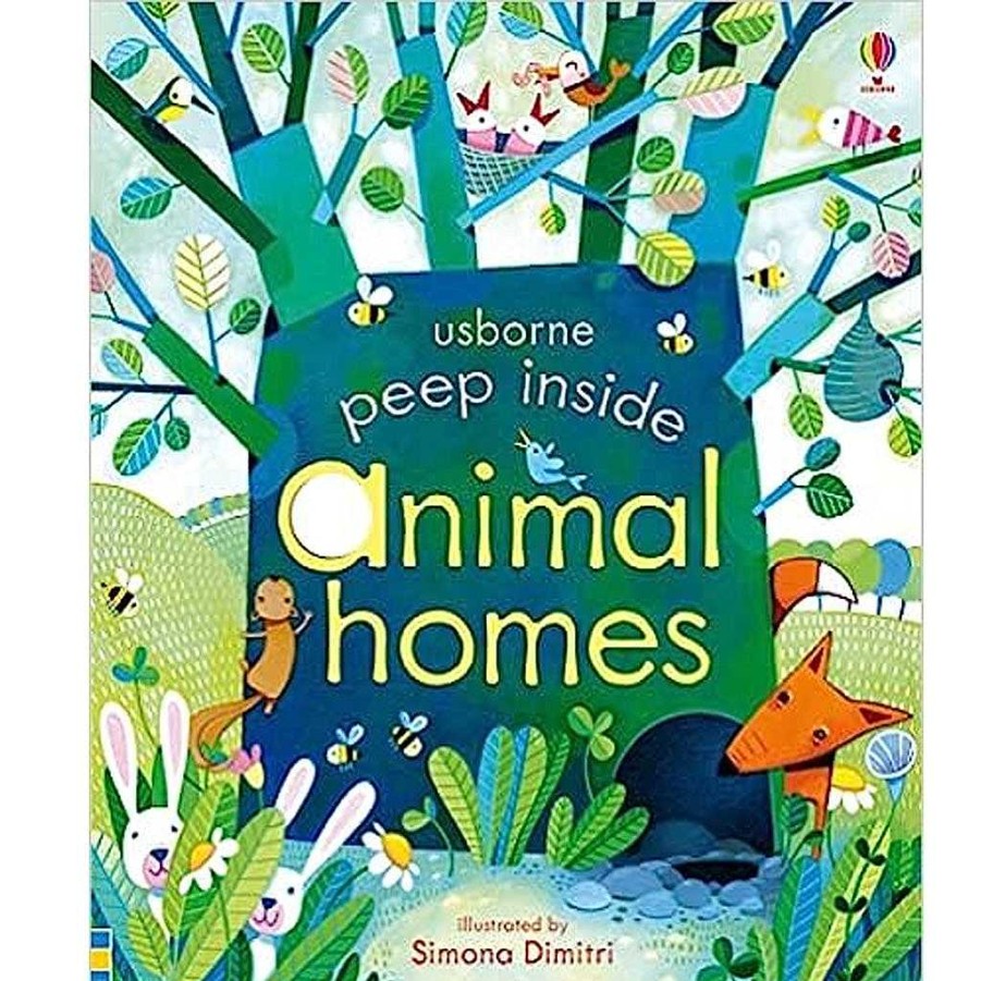 Plays Usborne Toddler Books | Usborne - Peep Inside Animal Homes