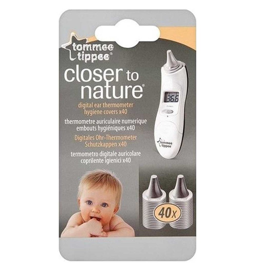 Bath Tommee Tippee Medical | Tommee Tippee Closer To Nature Digital Ear Thermometer Cover (40Pk)