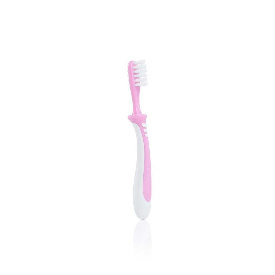 Bath Pigeon | Pigeon Training Toothbrush, Lesson 3 Pink