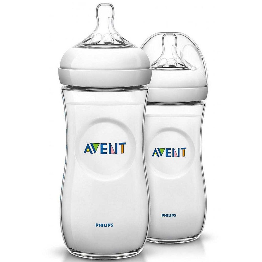 Eat Avent Baby Bottles | Avent Natural Bottle Twin Pack - 330Ml