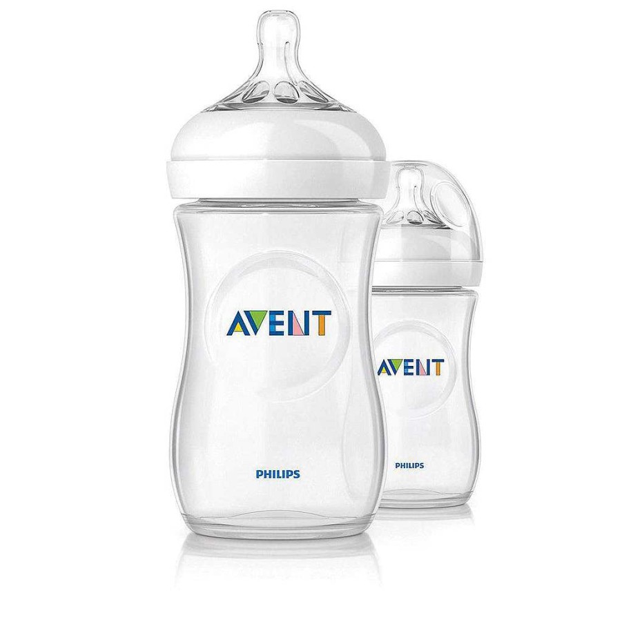 Eat Avent Baby Bottles | Avent Natural Bottle Twin Pack - 260Ml