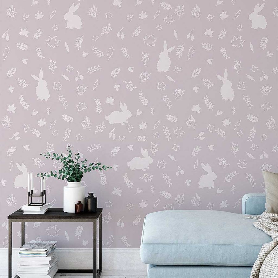 Sleep Urban Li'l | Urban Li'L Bunny Wallpaper - Pink