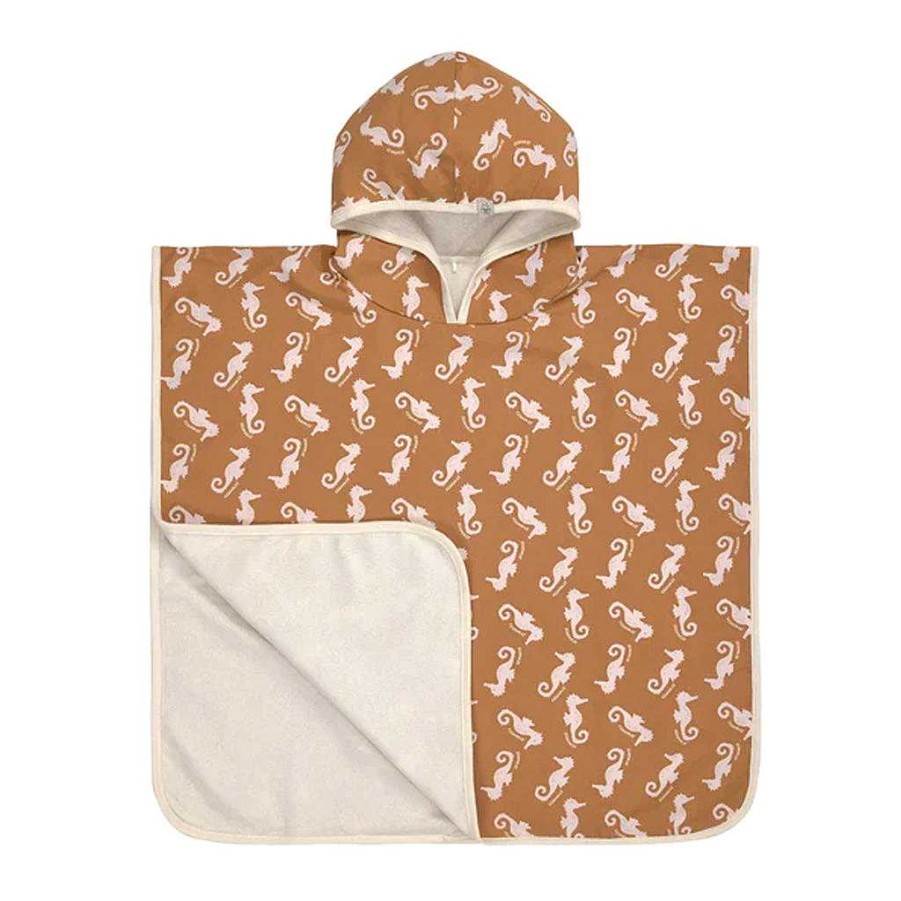 Dress Lassig Raincoats & Umbrellas | Lassig Beach Poncho Seahorse Caramel