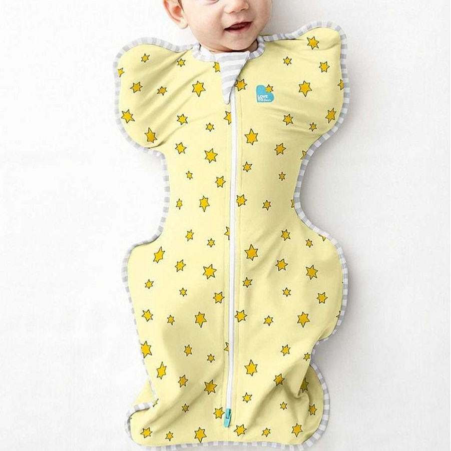 Sleep Love to Swaddle | Love To Dream Swaddle Up Bamboo Lite - Yellow Superstar