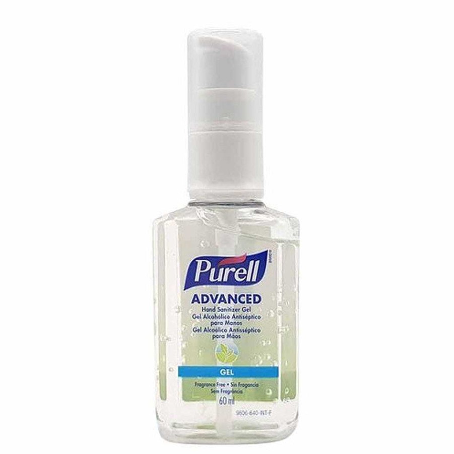 Bath Purell Sanitisers & Cleaners | Purell Advanced Instant Hand Sanitizer Fragrance Free 60Ml