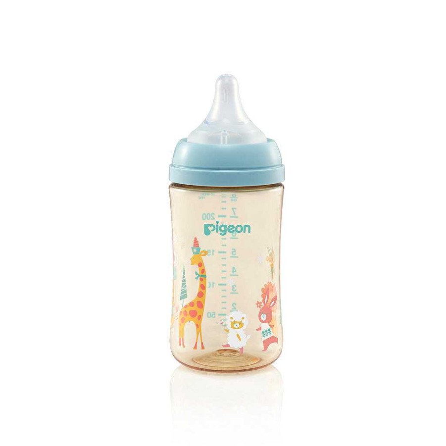 Eat Pigeon Baby Bottles | Pigeon Softouch 3 Ppsu Nursing Bottle - Animal