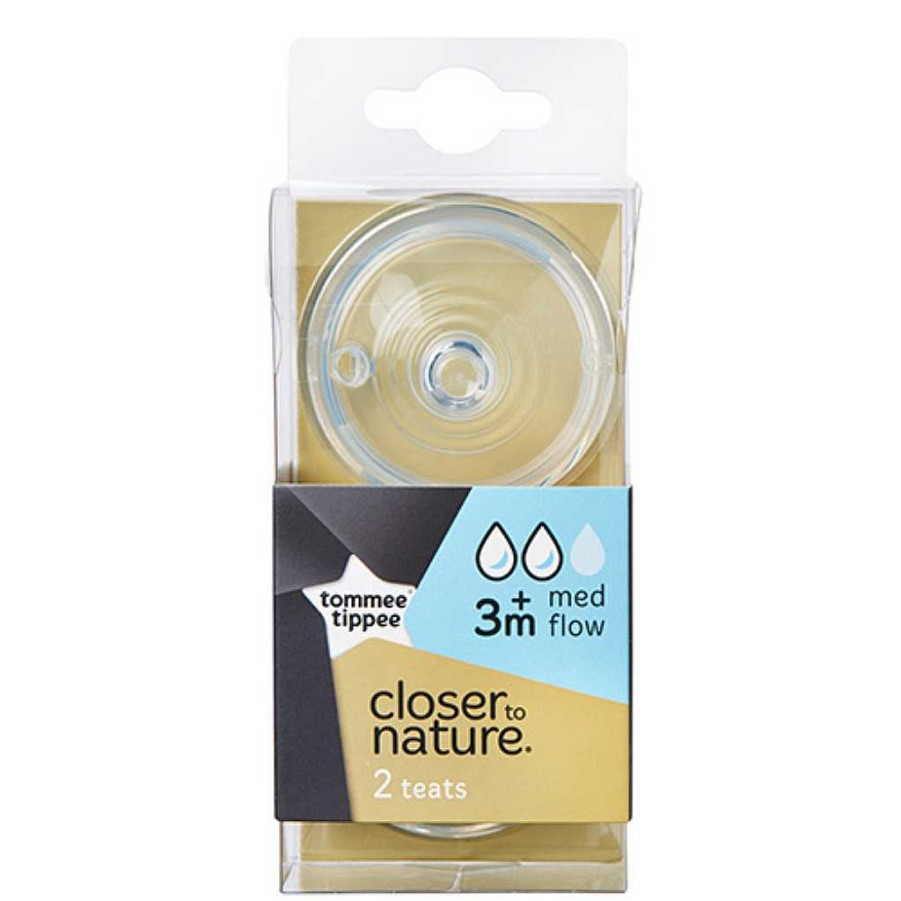 Eat Tommee Tippee Teats | Tommee Tippee Closer To Nature Medium Flow Teats