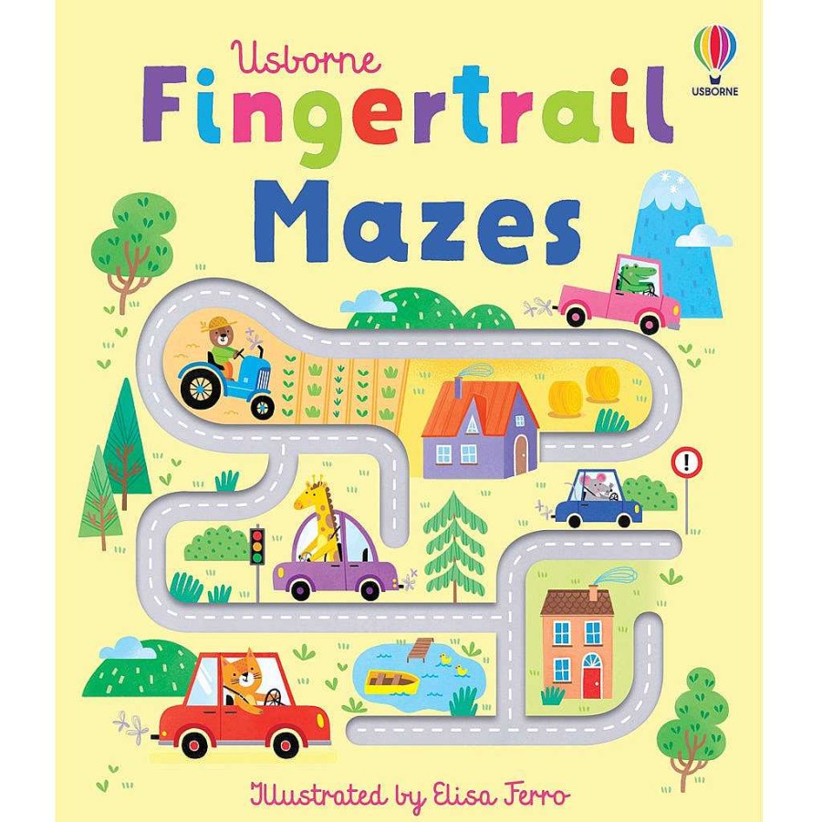 Plays Usborne Toddler Books | Usborne - Fingertrail Mazes