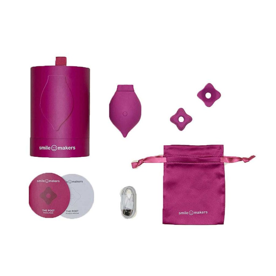 Mother Smile Makers Sensual Essentials | Smile Makers The Poet Clitoral Suction Vibrator