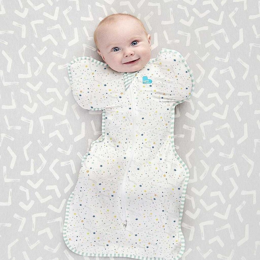 Sleep Love to Swaddle | Love To Dream Swaddle Up Organic Lite - Cream Stardust