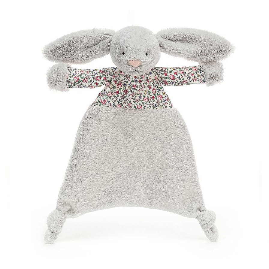 Mother Jellycat Sleep Care | Jellycat Blossom Silver Bunny Comforter