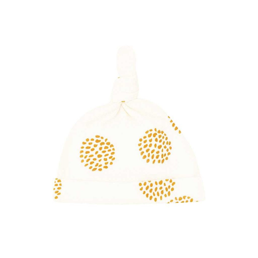 Dress Le Petit Society | Motherswork X Le Petit Society Baby Organic Knotted Hat In Dandelion Print