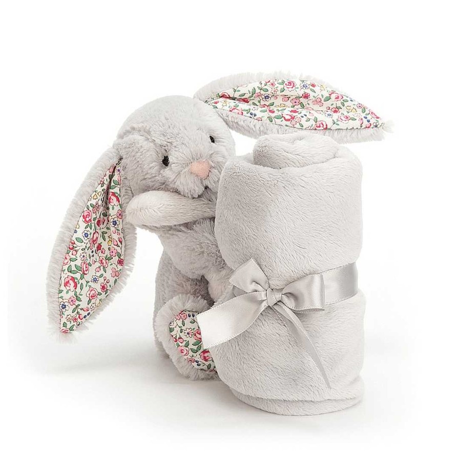 Mother Jellycat Sleep Care | Jellycat Blossom Silver Bunny Soother