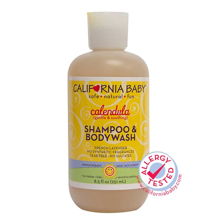 Bath California Baby Shampoos & Conditioners | California Baby Calendula Shampoo & Bodywash 8.5Oz