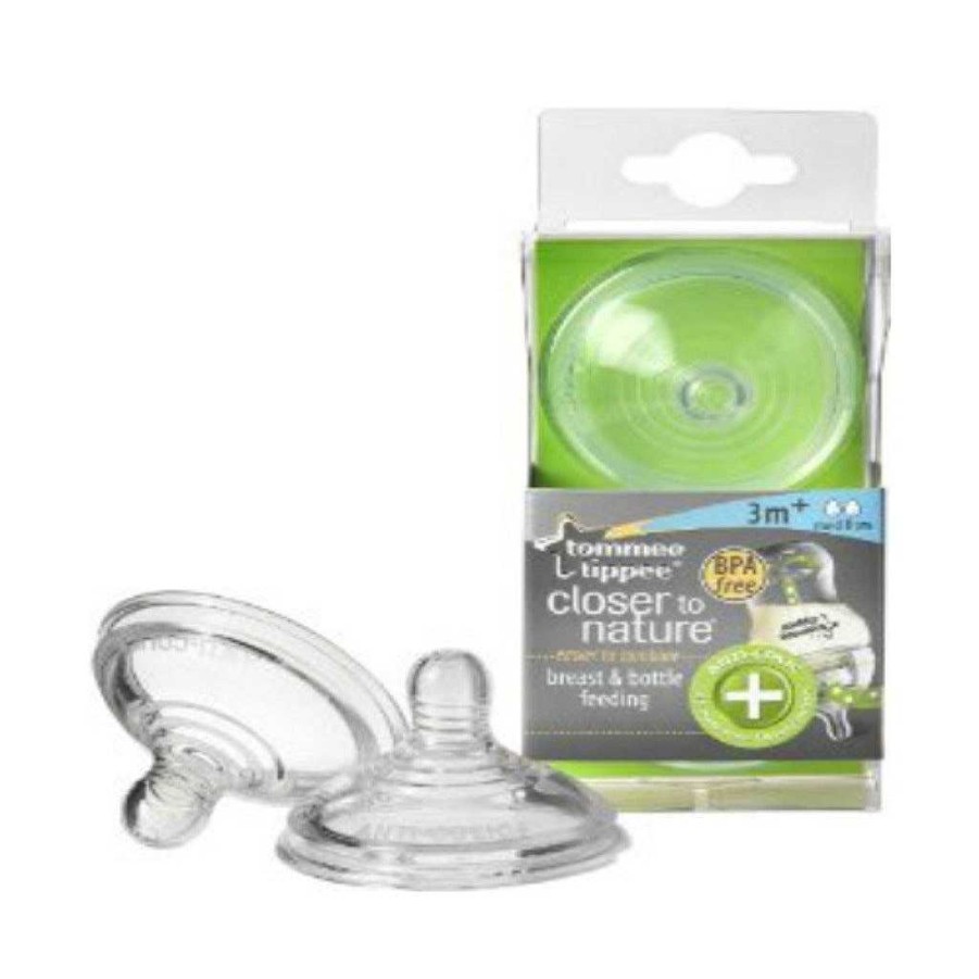 Eat Tommee Tippee Teats | Tommee Tippee Closer To Nature Anti Colic Plus Teat Medium Flow