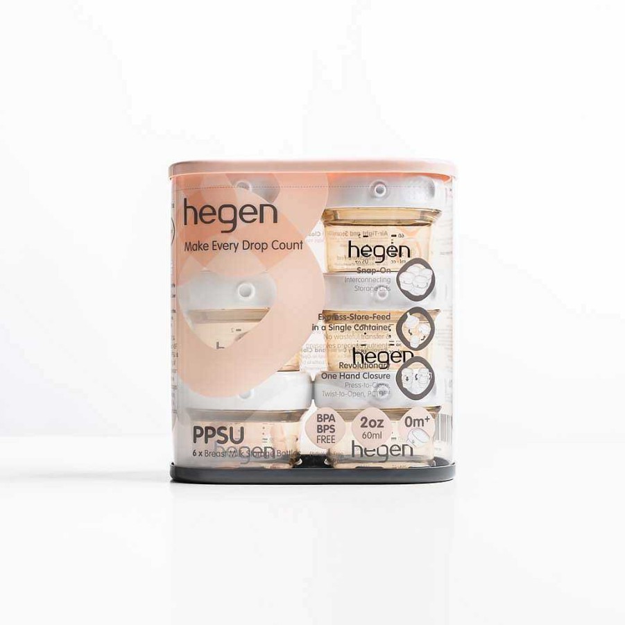 Mother Hegen Breast Milk Storage | Hegen Pcto™ 60Ml/2Oz Breast Milk Storage Ppsu - 6 Pack