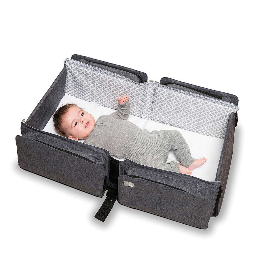 Go Doomoo On Vacation | Doomoo Nursery Bag & Carrycot - Grey