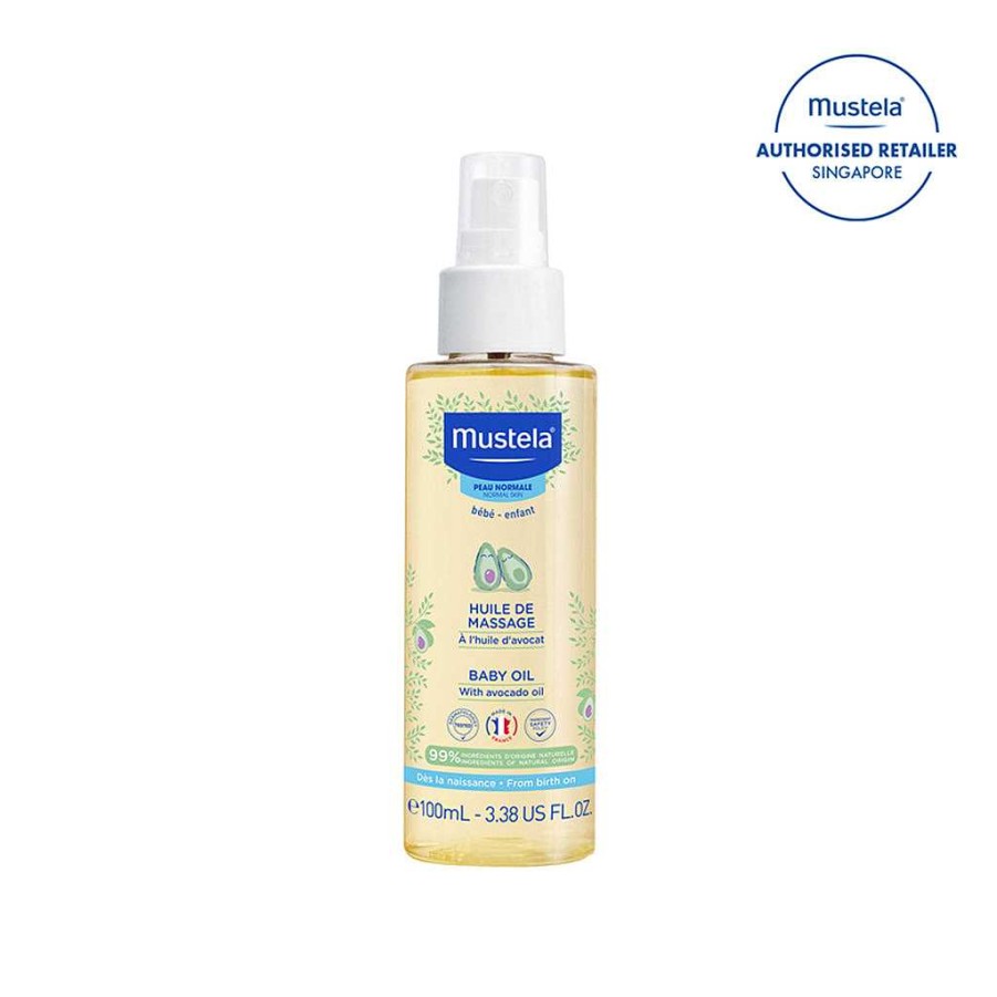 Mother Mustela Skin Care | Mustela Baby Oil 100Ml