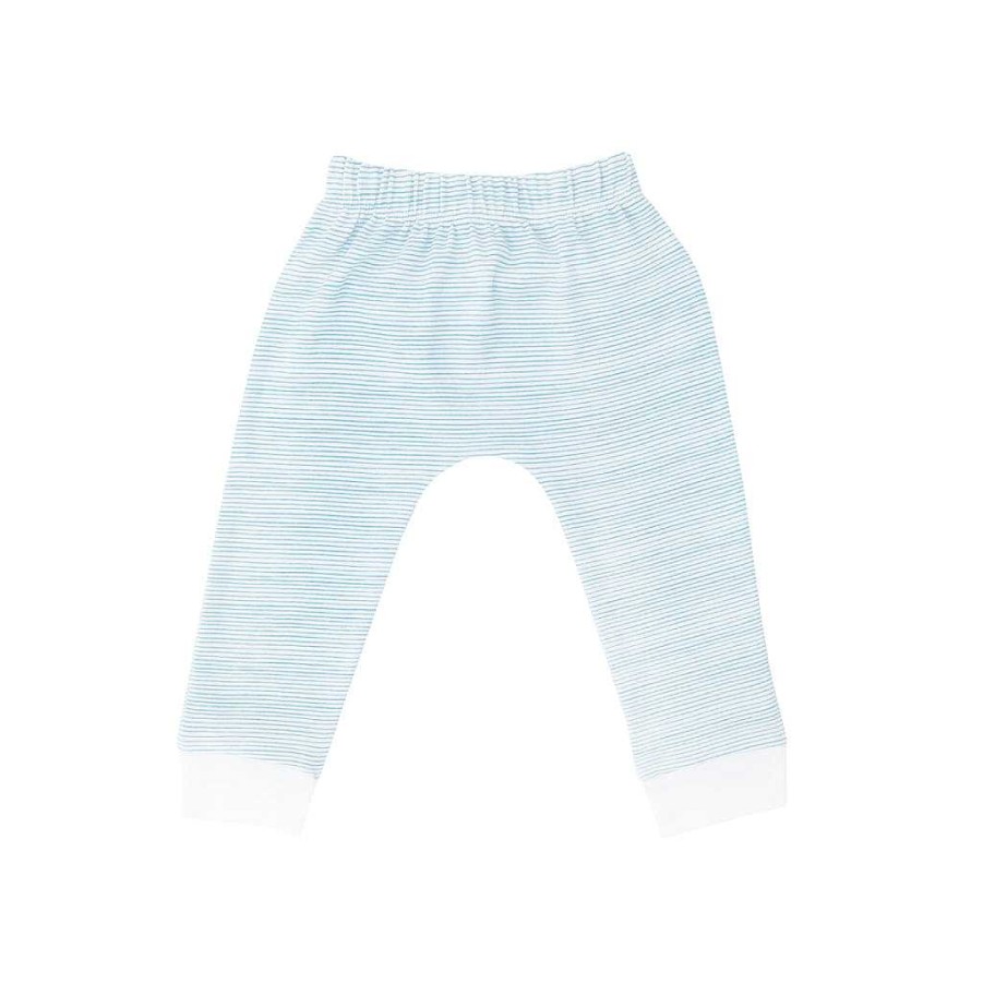 Dress Le Petit Society | Motherswork X Le Petit Society Baby Organic Leggings In Blue Stripes