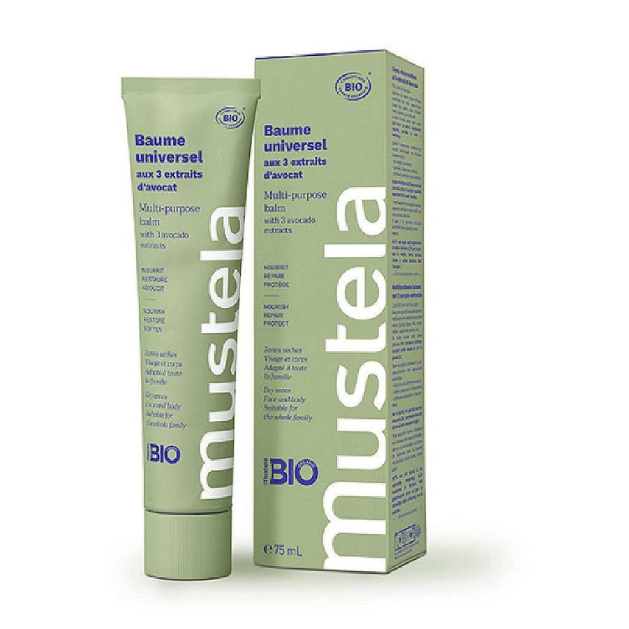 Mother Mustela Skin Care | Mustela Multi-Purpose Organic Balm With 3 Avocado Extracts 75Ml