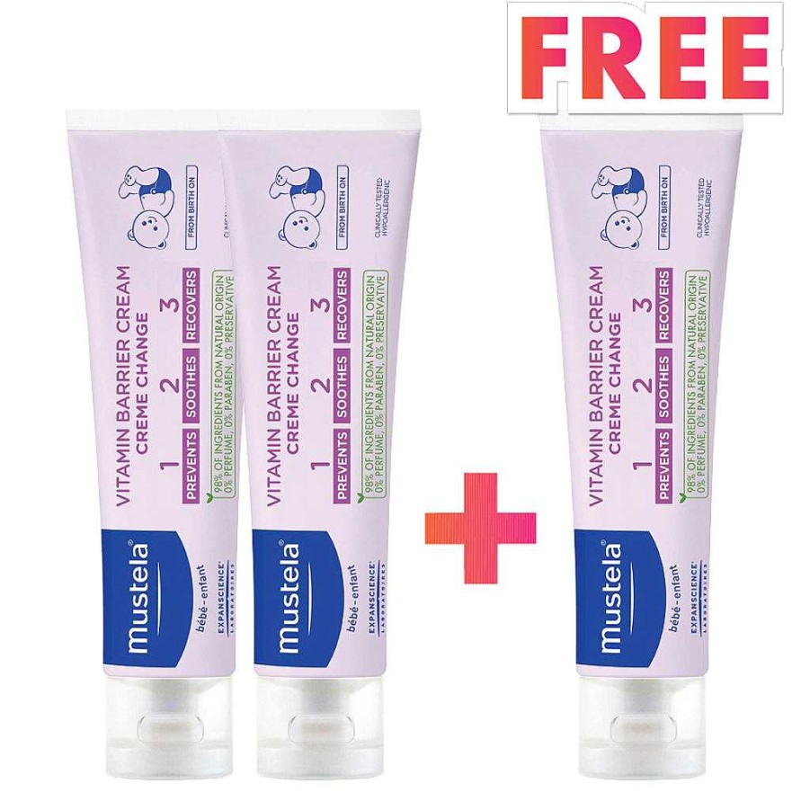 Mother Mustela Skin Care | Mustela Vitamin Barrier Cream - Buy 2 Get 1 Free