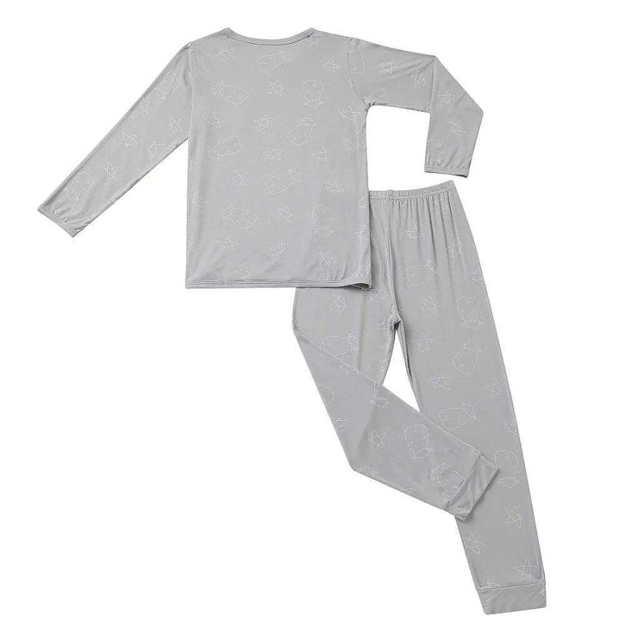 Dress Baa Baa Sheepz | Baa Baa Sheepz Pyjamas Set Cute Big Star & Head - Grey