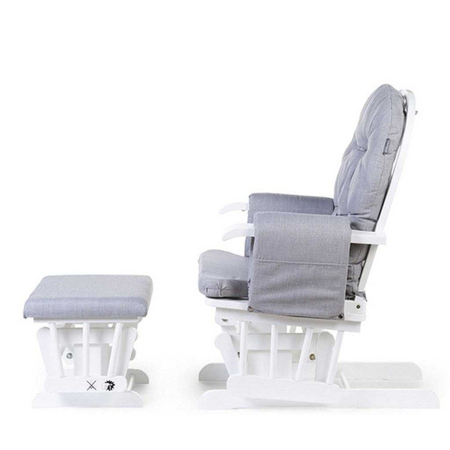 Sleep Childhome | Childhome Gliding Chair Round With Footrest